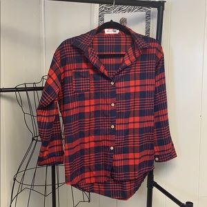 Shangruya Plaid Shirt